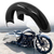 Para-lama dianteiro para motocicleta de 21 polegadas + led estilo cvo conjunto de extensao do sistema de para-lamas traseiro para harley touring 2014-2020 - comprar online