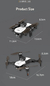 Hyrc rc gps drone com 6k hd cameras duplas motor sem escova fpv fotografia aerea profissional controle remoto quadcopter uav dron