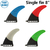 Prancha Sup Yep.surf Central Fin 8 Polegada Longboard 4 Cores Fibra de Vidro Sup Fin Honeycomb Single Fin Paddleboard