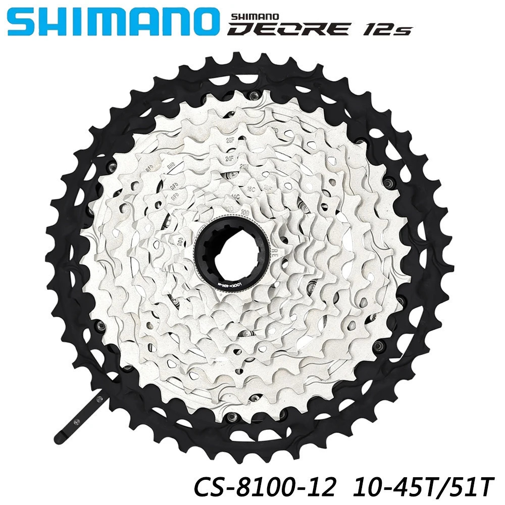 Shimano Deore CS M8100 Cassete Sprocket Free Wheel Mountain Bike