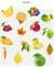 10/30/50 pcs dos desenhos animados frutas adesivo a prova dwaterproof agua movel trole notebook scooter motocicleta vegetal verde agua cupsticker na internet