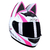 Capacetes de motocicleta Moto Orelhas de Gato Capacete Personalidade DOT Aprovado Rosto Cheio Respir?vel Casco Moto Capacete para Homens Mulheres - comprar online