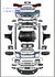 Kit de carroceria para bmw serie 7 2009-18, atualizacao para novo estilo, amortecedor dianteiro e traseiro, mascara, farol, capo do motor, acessorios de montagem