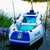 Barco de pesca inflavel de 2,3 m para 3 pessoas, caiaque, canoa, piso de ar com - Sportshops