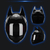 Capacete facial completo para corrida de motocicleta aprovado pela ECE/DOT para adultos Capacete bonito de homem morcego