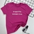 T-shirt Quartas usamos rosa na internet