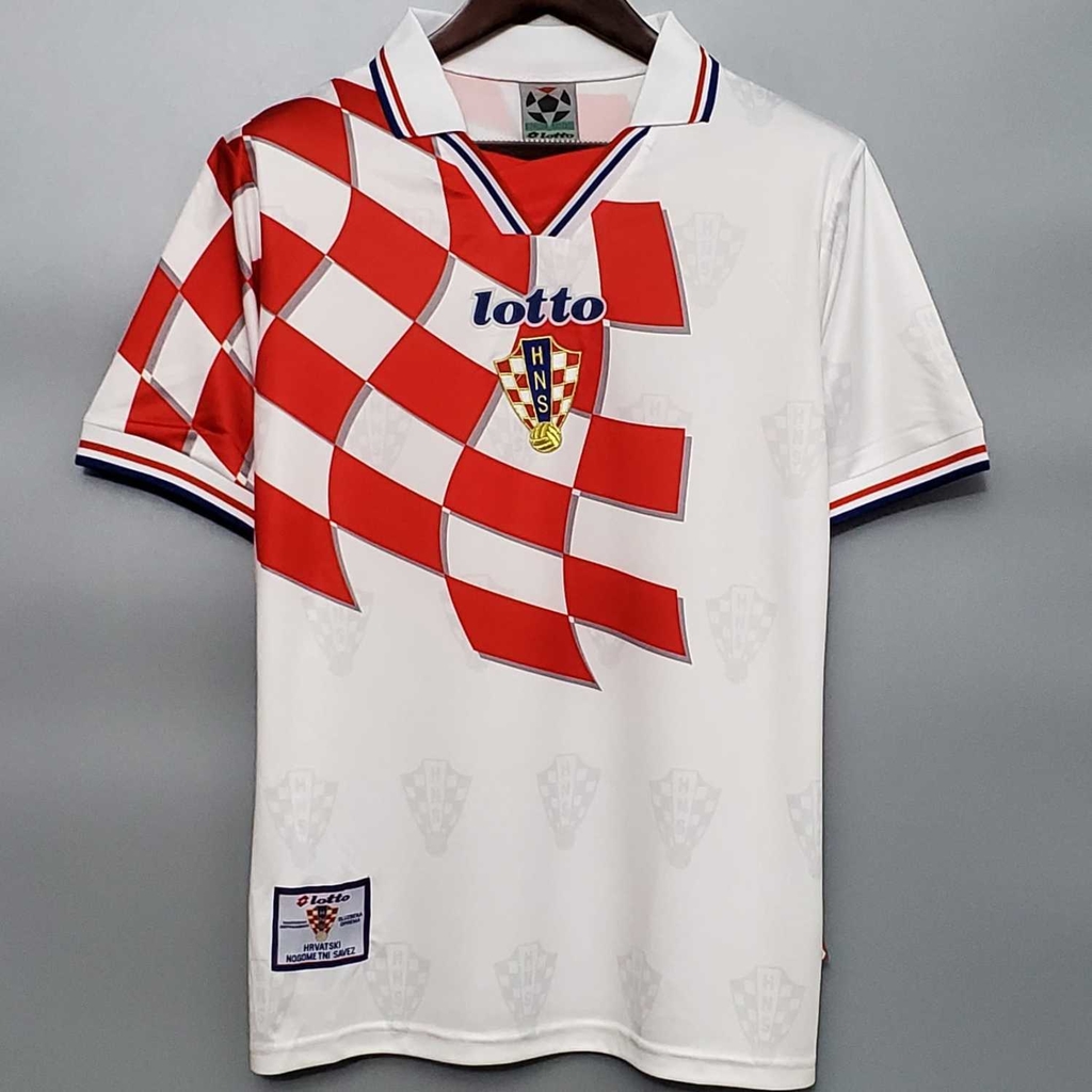 Croacia Camiseta Titular 1998 Versión Retro Hincha