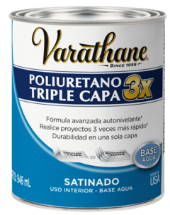 VARATHANE POLIURETANO TRIPLE CAPA 3X SATINADO 0,946L