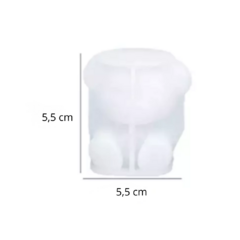 MOLDE SILICONA OSITO DE PELUCHE 5,5CM - comprar online