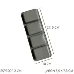 PLANCHA 4 JABONES RECTANGULOS - comprar online