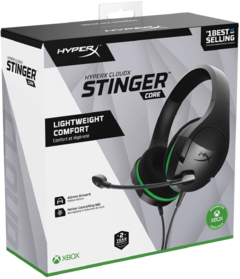Audífonos Gamer Hyperx Cloudx Stinger Core Negro Y Verde