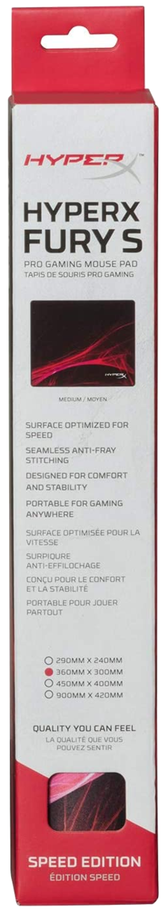 Mouse Pad Hiperx Fury S Speed Edition Medium - Focus Technology