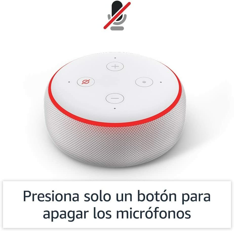 Echo Dot (3ra generación) - Bocina inteligente con Alexa, negro