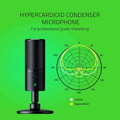 Micrófono Razer Seiren Emote Condensador Hipercardioide Negro - tienda en línea
