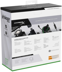 Audífonos Gamer Hyperx Cloudx Stinger Core Negro Y Verde - comprar en línea