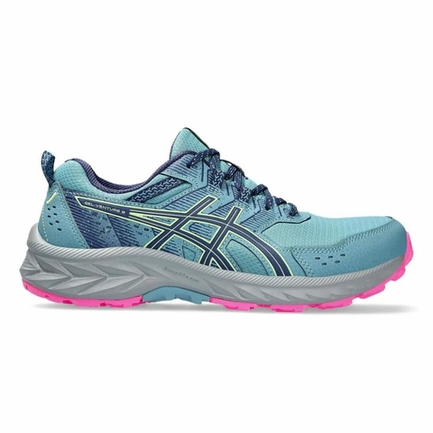 ZAPATILLA ASICS GEL-VENTURE 9 MUJER GRIS BLUE/DEEP OCEAN