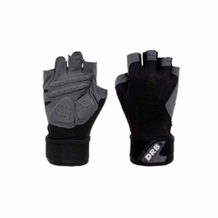 GUANTES FITNESS CROMO NEGRO/GRIS - comprar online