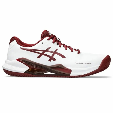 ZAPATILLA ASICS GEL-CHALLENGER 14 CLAY HOMBRE WHITE/ANTIQUE RED