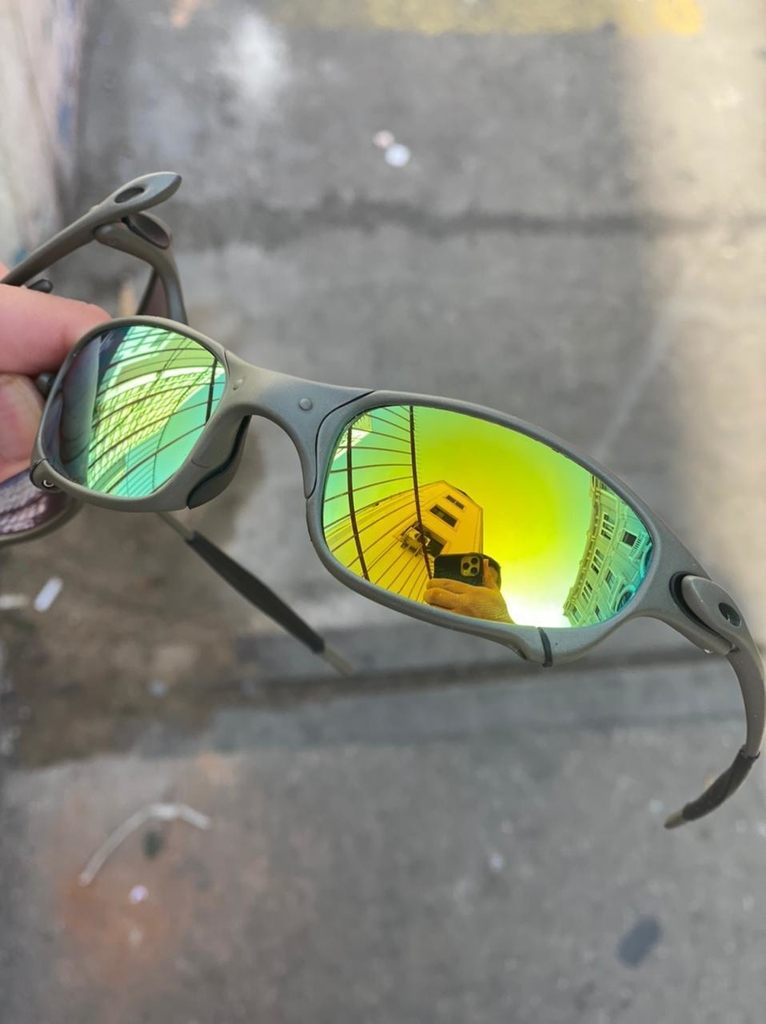 Óculos De Sol Oakley Juliet Armação X-Metal Lentes Brasileirinhas Custom  Iridium
