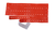 Fita Marcadora Vermelha Descartável - 6 Unidades - comprar online