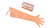 Luva Superespecial Importada Orange Softglove C/ Laço EVA (Cx c/ 100un)