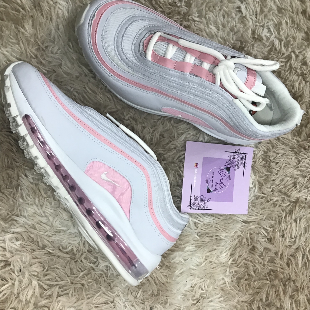 Nike air max cheap 97 bianche e rosa