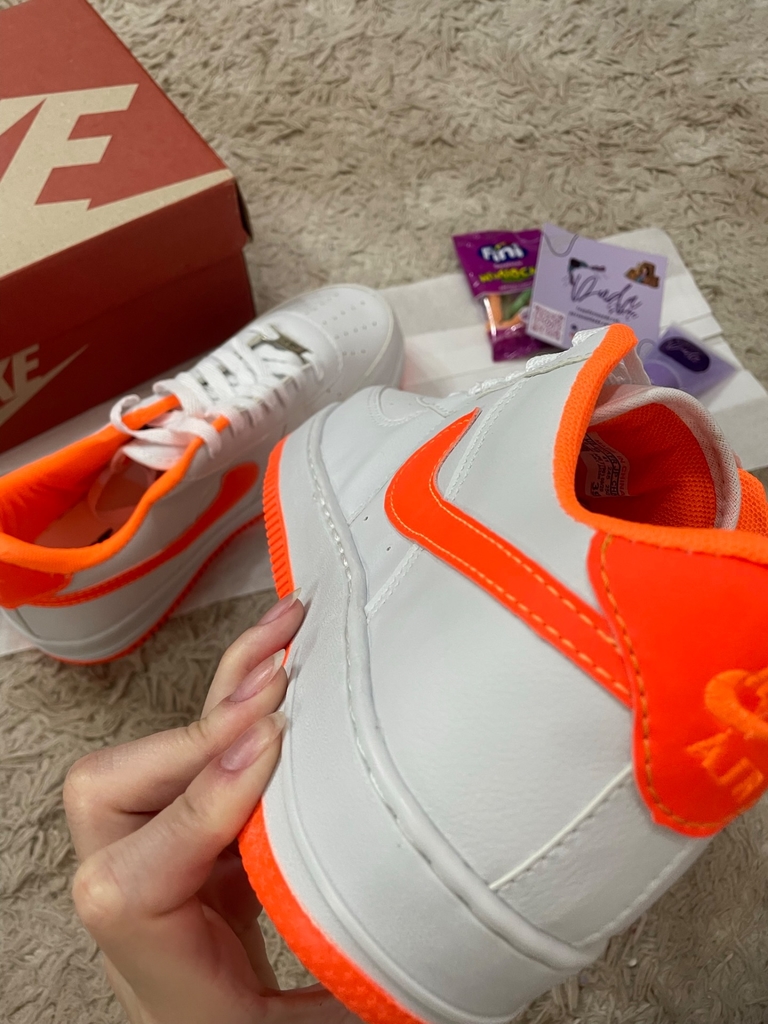 Orange nike air force one 2025