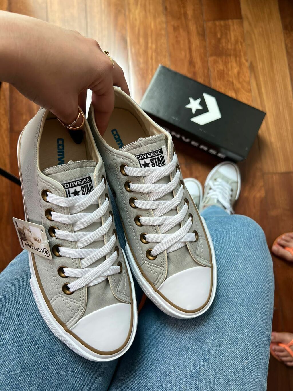 All star preto couro preço sales