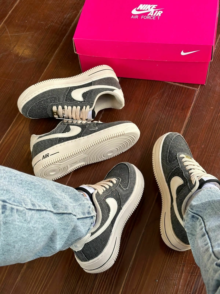 Air force 1 preto cheap marrom