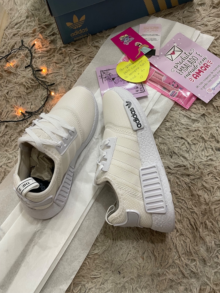 Adidas nmd cheap runner branco