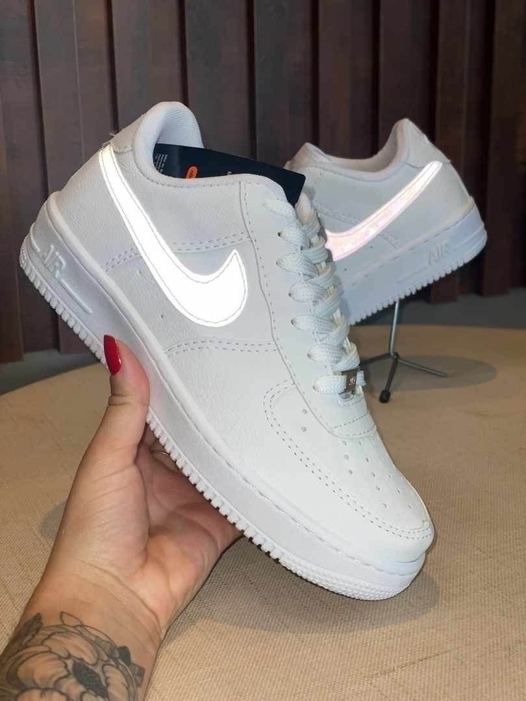 Nike Air Force Branco Refletivo - Comprar em Duda Store