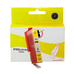Imagem do Kit 4x Cartuchos de Tinta compatível HP 670XL | 670 XL | Alto Rendimento | 100% Novo | Black | Ciano | Yellow | Magenta | 670XL | 70 ML