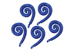 Globos Espirales Azul 16" x 5 unidades