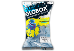 Globos Latex Celeste standard 12" x 50 Globox Profesional