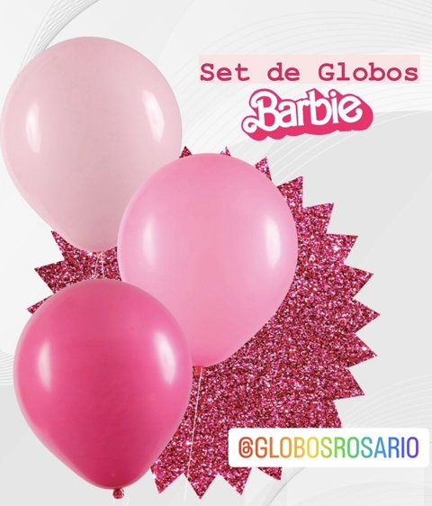 Set de globos BARBIE 12 x 10 unidades