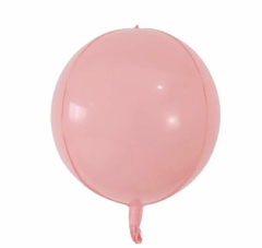 Globo esfera 4D Rosa Pastel 24"