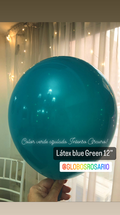 Latex blue Green 12" x 10 unidades