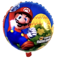 Globo metalizado Mario Bros & Luigi 18" - comprar online