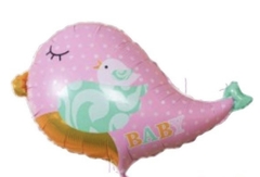 Globo Pajarito Rosa Baby 60 cm