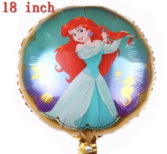 Globo metalizado La Sirenita de Disney 18"