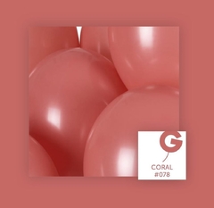 Globo Látex Coral 12" Gemar Italy - GlobosRosario.com