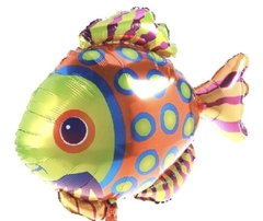 Globo mini pez multicolor 36 cm