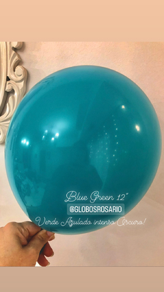 Latex blue Green 12" x 10 unidades - comprar online