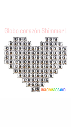 Globo Corazón shimmer x unidad en internet