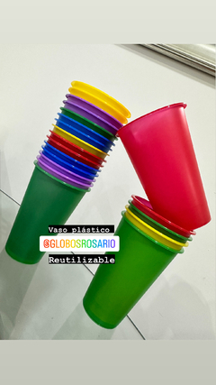 vaso plástico Reutilizable x unidad