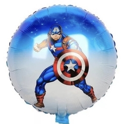 Globo metalizado Capitán América 18"