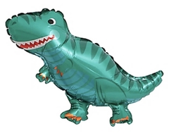 Globo dinosaurio mini color verde 35cm
