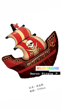 globo Barco Pirata 24” x unidad
