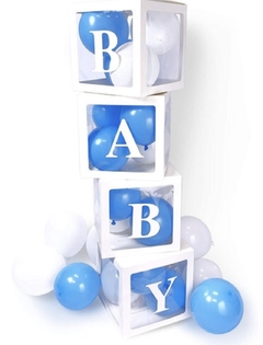 Cajas Transparentes para globos BABY x 4 unidades - comprar online