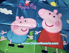 Globo redondo metalizado Peppa pig 18" - comprar online
